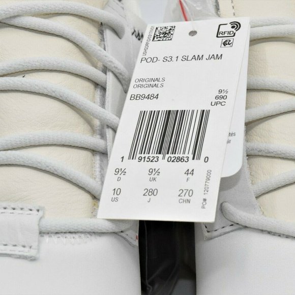 Adidas Consortium x Slam Jam PODS3.1 White Boost S - Picture 3 of 5